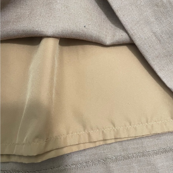 J.Crew Tan Mini Skirt Wool Blend Size 8 - Picture 5 of 8